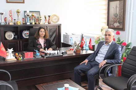 Belediye Başkanı Sayın İbrahim GÜN Okulumuza Veda Ziyaretinde Bulundu